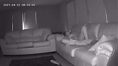 Sister in Law Putrescent Masturbating on My Day-bed Housesitting Hidden Cam